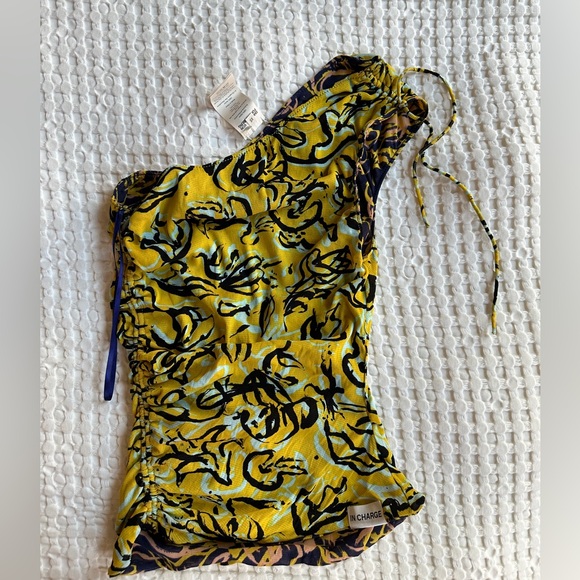 Diane Von Furstenberg Sylvie Reversible Top XS - Picture 3 of 3